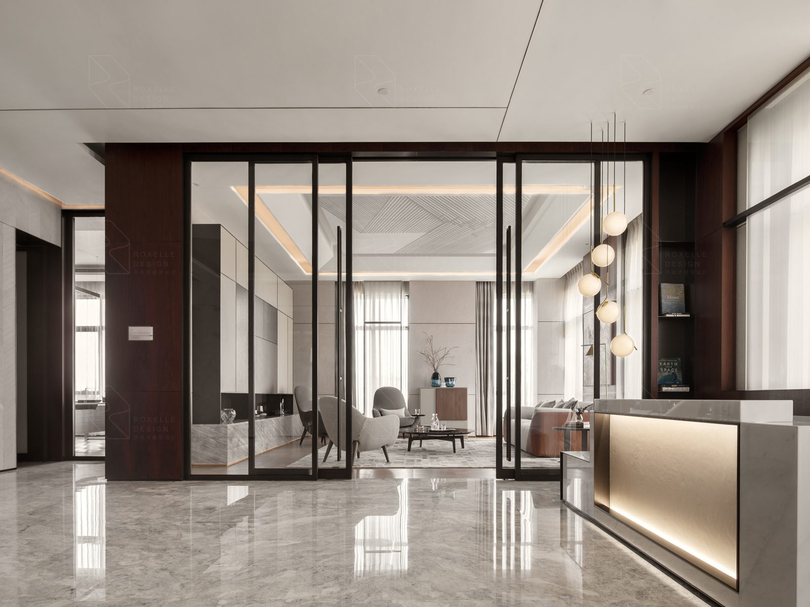 Reception and circulation, Dong Jiao Office Centre